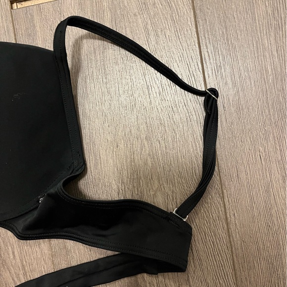 La Vie en Rose Bikini Top Black - Size D+ - Picture 3 of 4